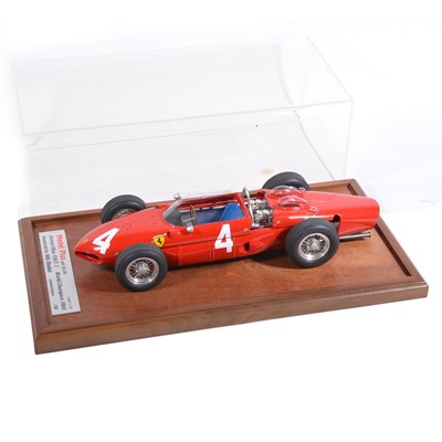 Lot 174 - MG Model Plus 1:12 scale model; Ferrari Dino 156, F1 world champion (1961)