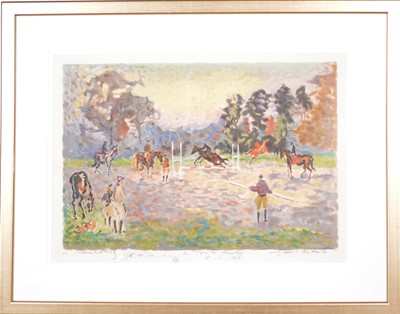 Lot 357 - Andre Hambourg - Showjumping in a glade