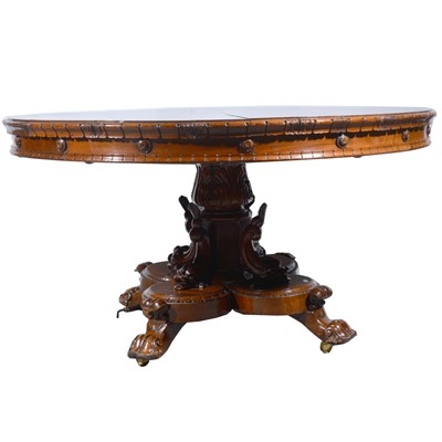 Lot 421 - Victorian mahogany dining table