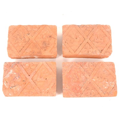 Lot 104 - Four handmade bricks