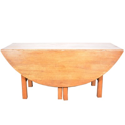 Lot 407 - Arts & Crafts oak dining table, probably by Neville Neal