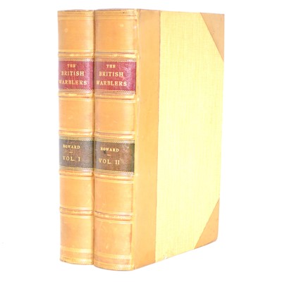 Lot 208 - H Eliot Howard, The British Warblers - A history with problems of their lives, illustrated by Henrik Gronvold