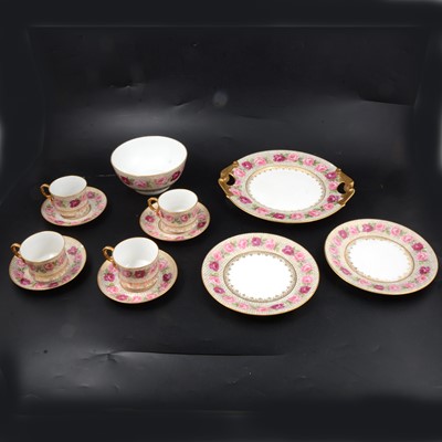 Lot 102 - D&C France part teaset.