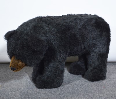 Lot 490 - Plush bear footstool