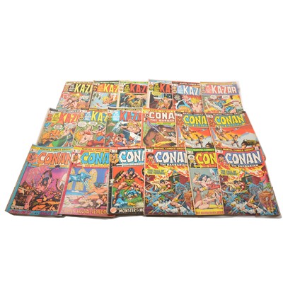 Lot 65 - Conan The Barbarian and Ka-Zar bronze-age Marvel comics
