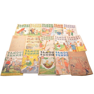Lot 31 - Eighteen Famous Funnies comics, no.5-60.