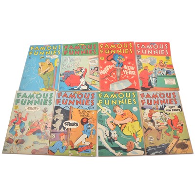 Lot 29 - Fifteen Famous Funnies comics no.132 to 149