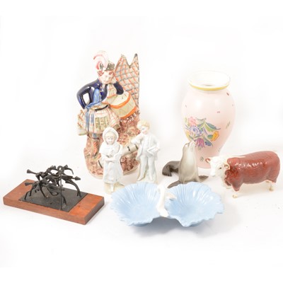 Lot 63 - Quantity of decorative ceramics, including Beswick, Poole, Wedgwood.