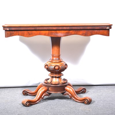 Lot 176 - Victorian mahogany tea table