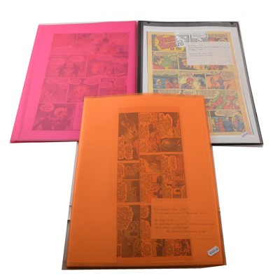 Lot 40 - Three folders of Buck Rogers newspaper comic pages 1938-1945