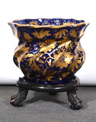 Lot 73 - Large Victorian Masons Ironstone jardiniere