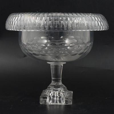 Lot 2 - Irish glass turn over bowl