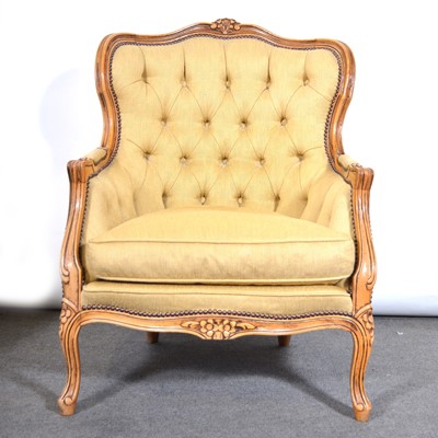Lot 450 - French beech fauteuil