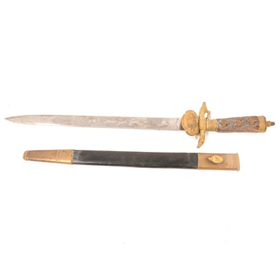 Lot 222 - Hunting knife, 19th Century