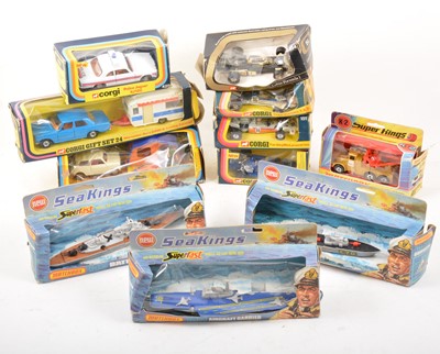 Lot 230 - Corgi and Matchbox Toys, eleven including Corgi Gift Set 38 Mini 1000 Camping Set