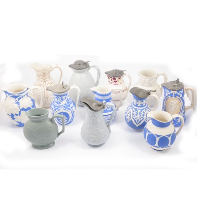 Lot 68 - Twelve Brownfield's jugs