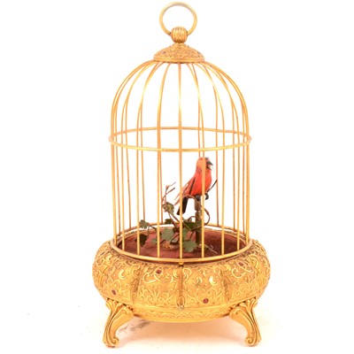 Lot 142 - German singing bird automaton by Elpa.