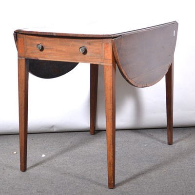 Lot 159 - Georgian mahogany Pembroke table.