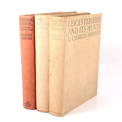 Lot 115 - Charles Simpson, Leicestershire and Its Hunts