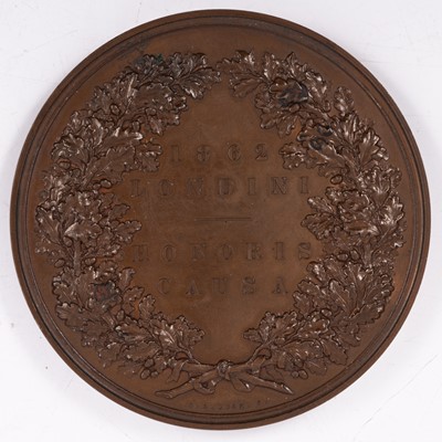 Lot 138 - 1862 London International Exhibition Winners Medal, Morris, Marshall, Faulkner & Co.