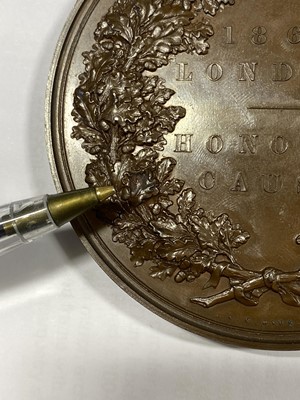 Lot 138 - 1862 London International Exhibition Winners Medal, Morris, Marshall, Faulkner & Co.