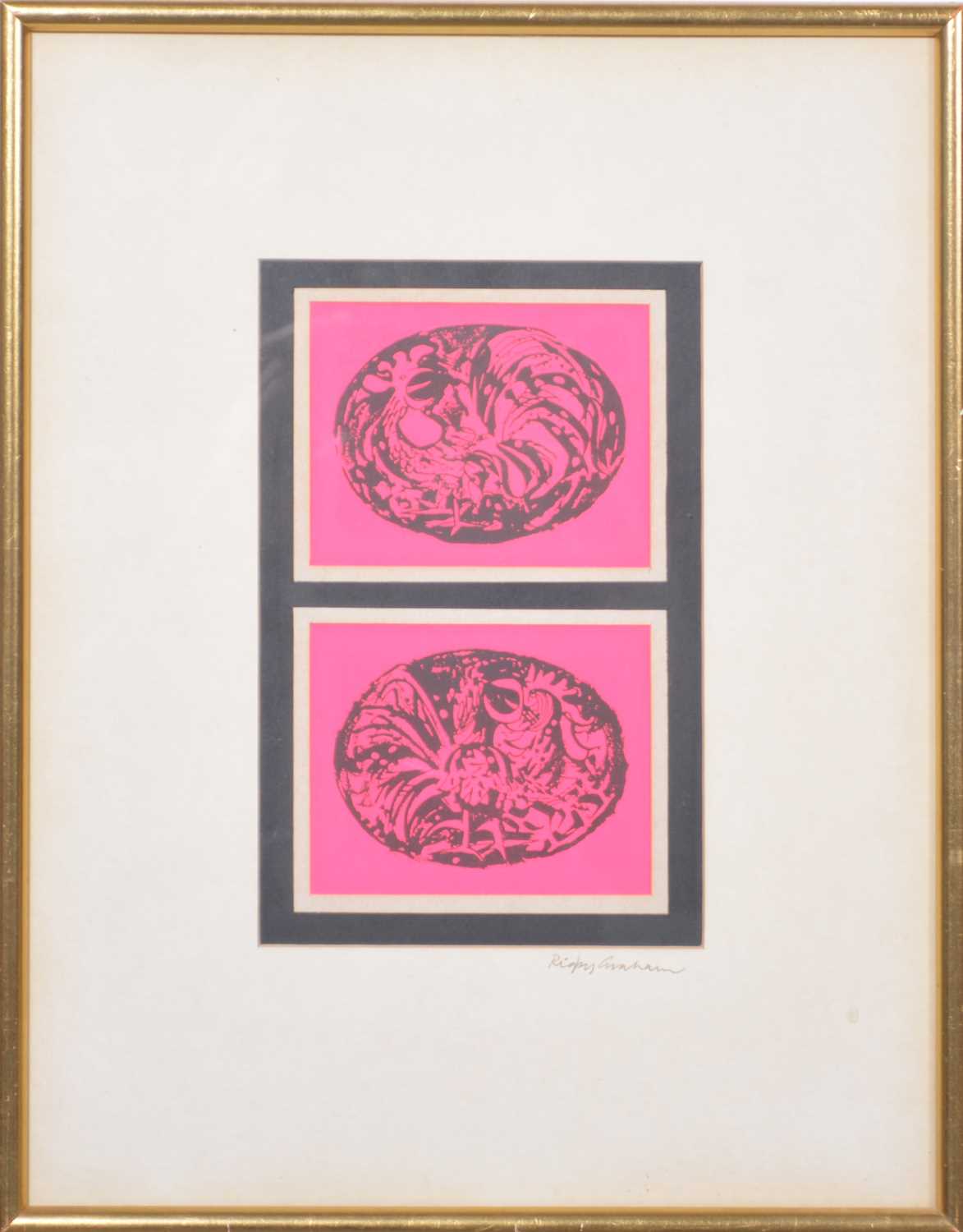 Lot 328 - Rigby Graham, Cockerels