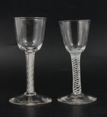 Lot 10 - Two wine glasses