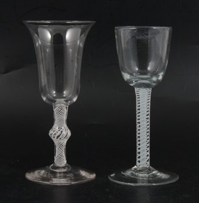 Lot 13 - Two wine glasses
