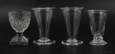 Lot 16 - Glass monteith, etc.