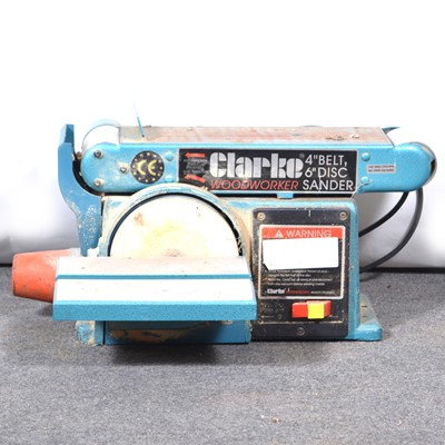 Lot 71 - Clarke Woodworker belt and disc sander