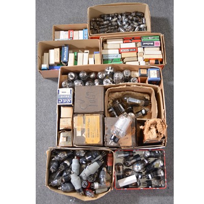 Lot 16A - A large collection of early 20th century and later radio and amp valves
