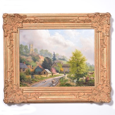 Lot 294 - Daniel van der Putten - Whiston in the Spring