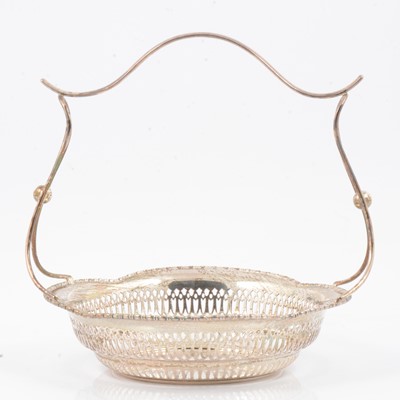 Lot 236 - Silver basket, Mappin & Webb, Sheffield 1913.