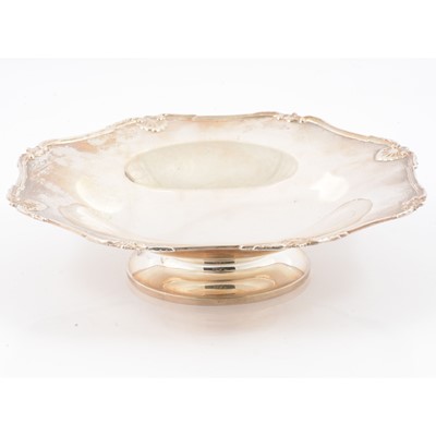 Lot 238 - Silver comport, Adie Brothers, Birmingham 1930.