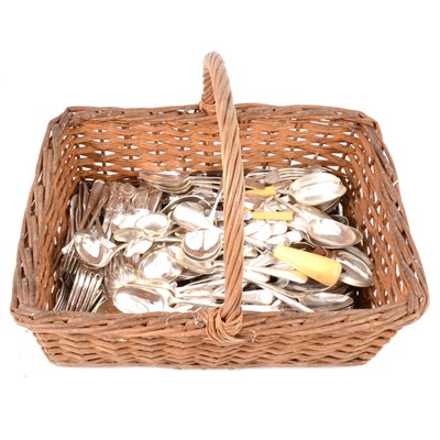 Lot 215 - Silver plated cutlery
