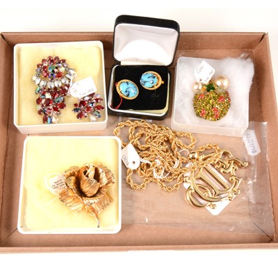 Lot 378 - Christian Dior costume jewellery.