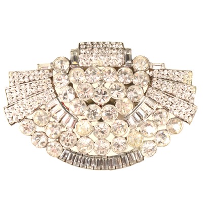 Lot 333 - A large Mastercraft of America Art Deco dress clip.
