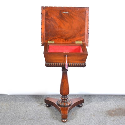 Lot 138 - Victorian mahogany worktable.