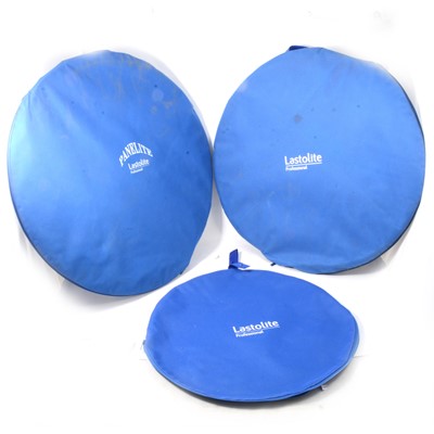 Lot 26 - Three Lastolite Professional collapsable light reflectors.