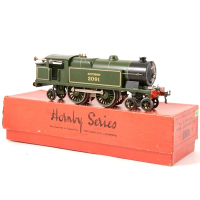 Lot 100 - Hornby O gauge no.2 Special tank locomotive, Southern 2091
