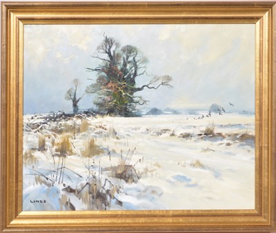 Lot 316 - John Lines, Winter landscape