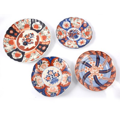 Lot 46 - Four Japanese Imari plates