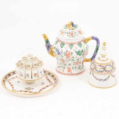 Lot 92 - Three items of Carl Thieme, Dresden, porcelain.