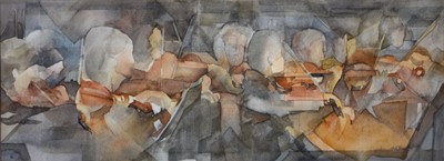 Lot 464 - Morag Burton - The first violins.