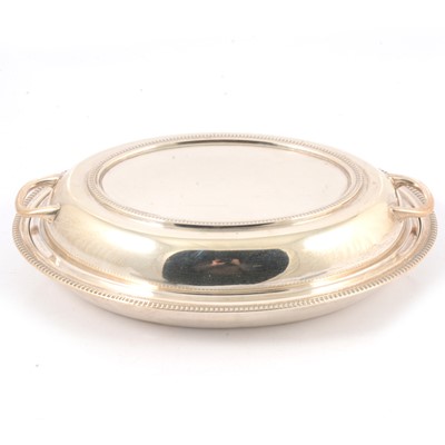 Lot 252 - Silver entree dish