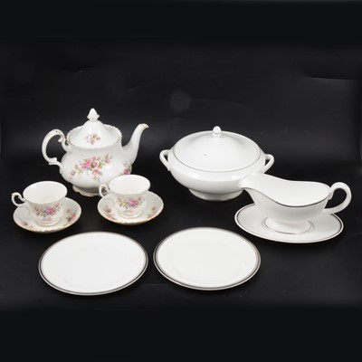 Lot 24 - Royal Albert Moss Rose pattern teaset, etc.