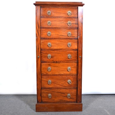 Lot 458 - Victorian mahogany Wellington chest