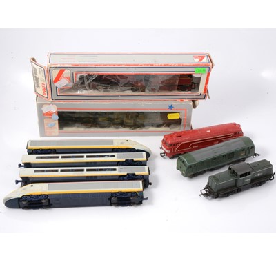 Lot 118 - Six Lima and Jouef OO gauge model railway locomotives