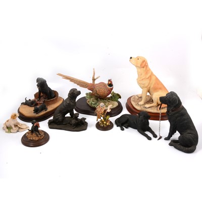 Lot 62 - Border Fine Arts Labrador models and other models