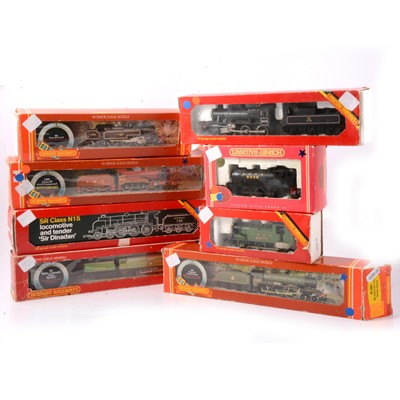 Lot 110 - Eight Hornby OO gauge model railway locomotives.